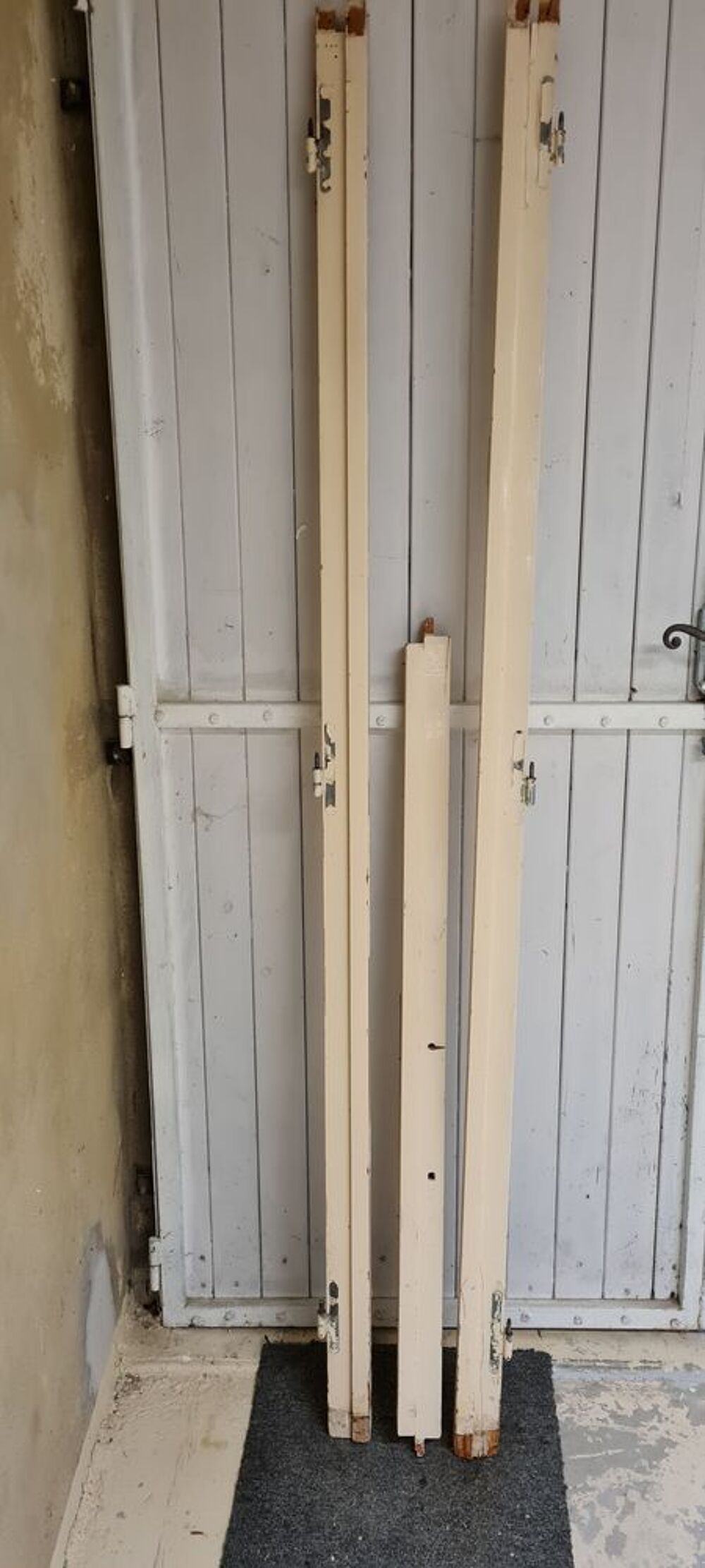 DOUBLE PORTE BOIS ET VITRAUX Bricolage