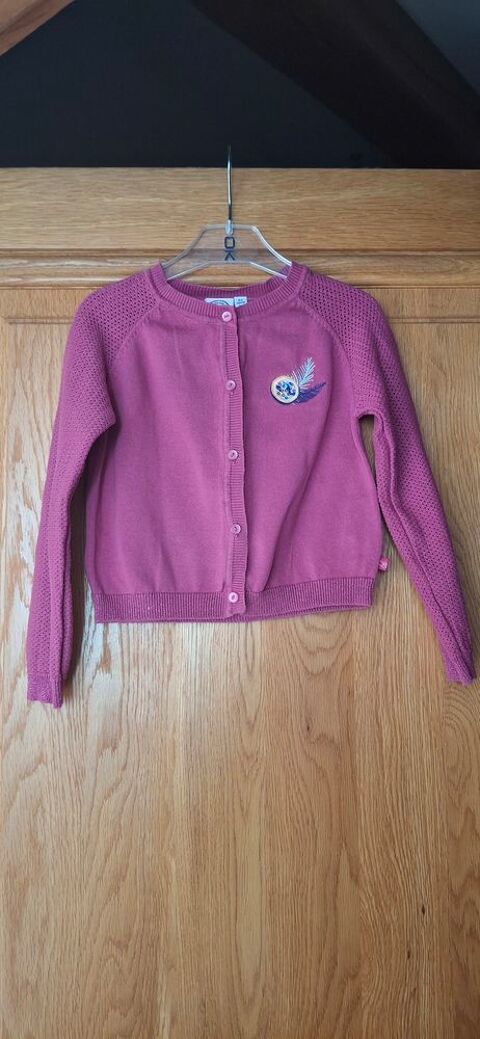 Gilet mauve marque la Compagnie des petits taille 5 ans 4 Villiers (86)