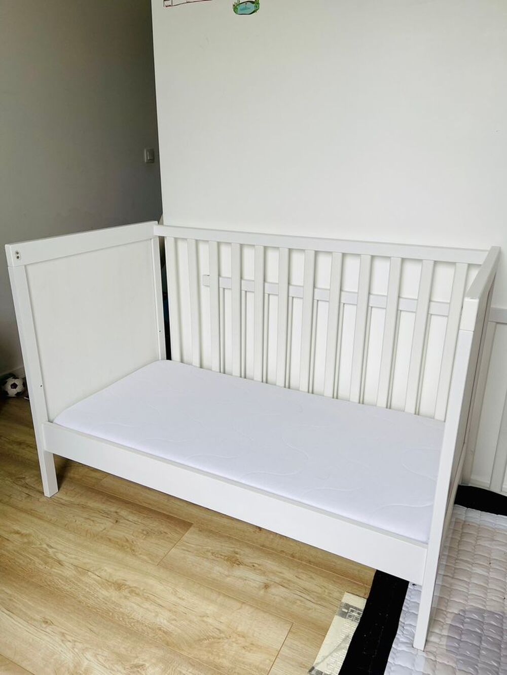 Lit b&eacute;b&eacute; modulable 60x120 Mobilier enfants