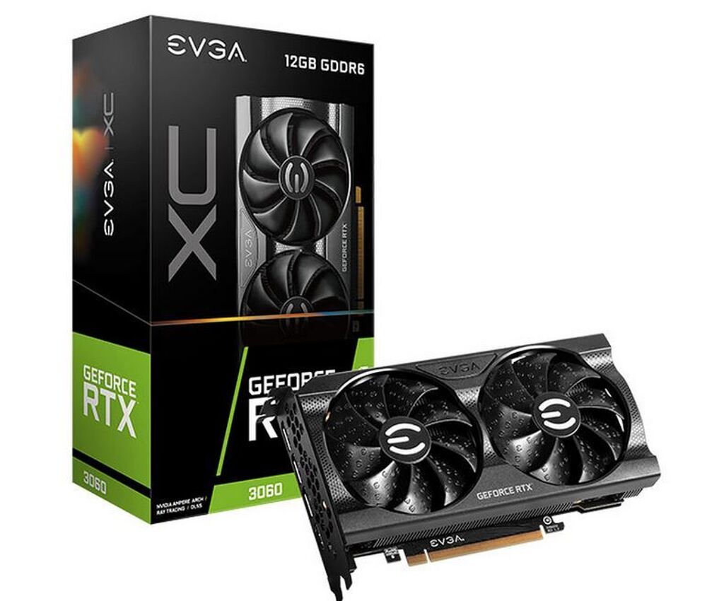 EVGA GeForce RTX 3060 XC GAMING 12 GB DDR6 non HLR Matériel informatique