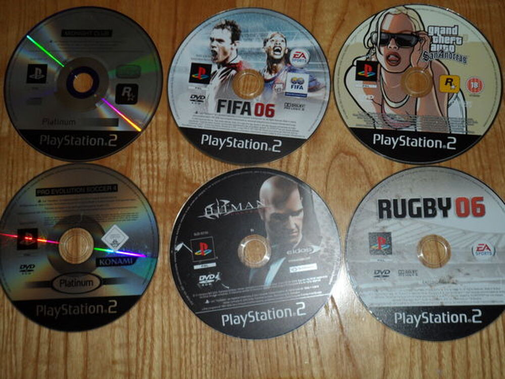 5 JEUX PS2 Consoles et jeux vidéos