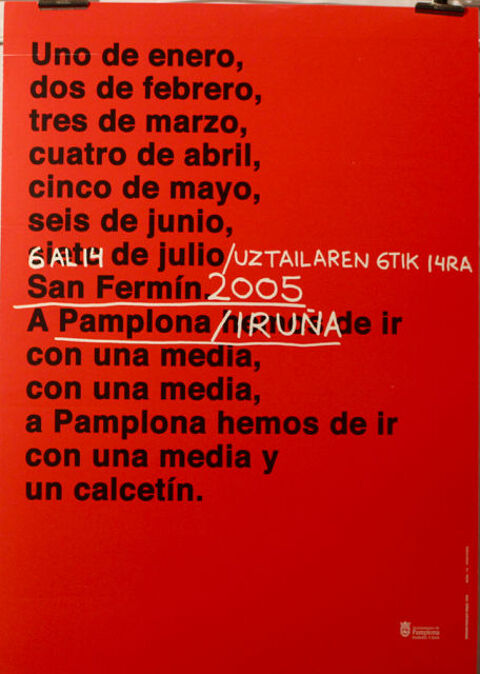   S A N  F E R M I N    2005        PAMPLONA  . 25 Anglet (64)