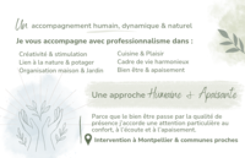   Accompagnement actif & bien-être à domicile ? Montpellier 