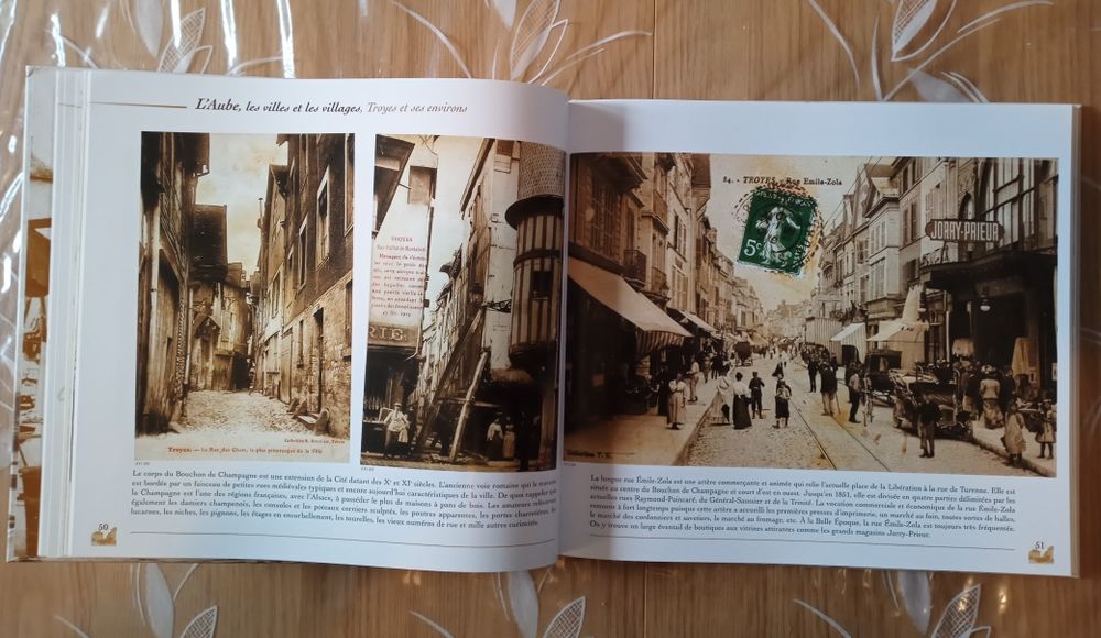 L'AUBE il y a 100 ans en cartes postales anciennes Livres et BD