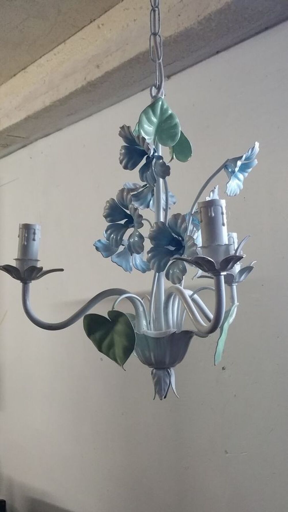 lustre bleu Décoration