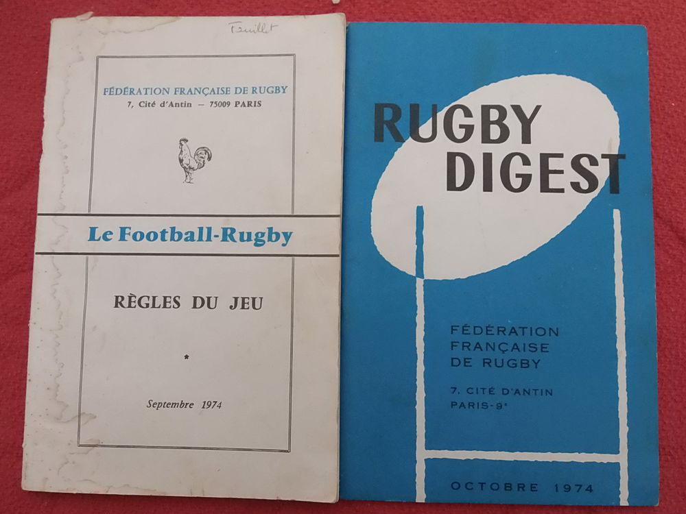 Livres rugby Livres et BD