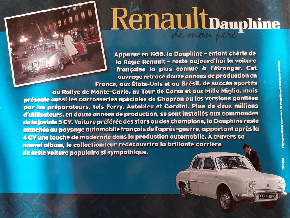 La traction et la Dauphine de mon P&egrave;re Livres et BD