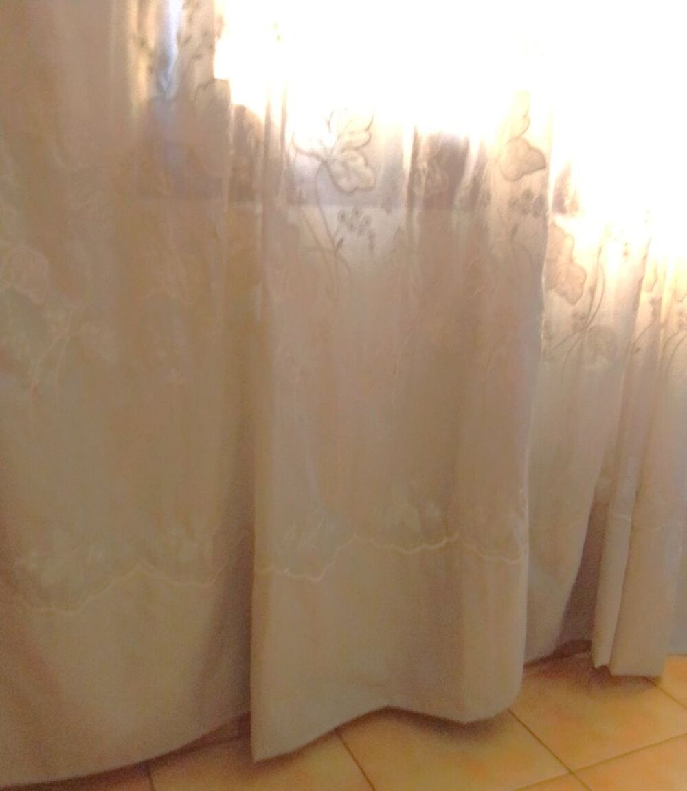 Rideau Brod&eacute; en polyester Décoration