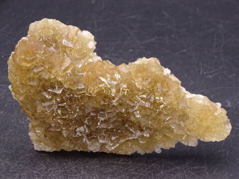 Fluorite jaune & Calcite blanche , Tarn , France 136gr 29 Bertrichamps (54)