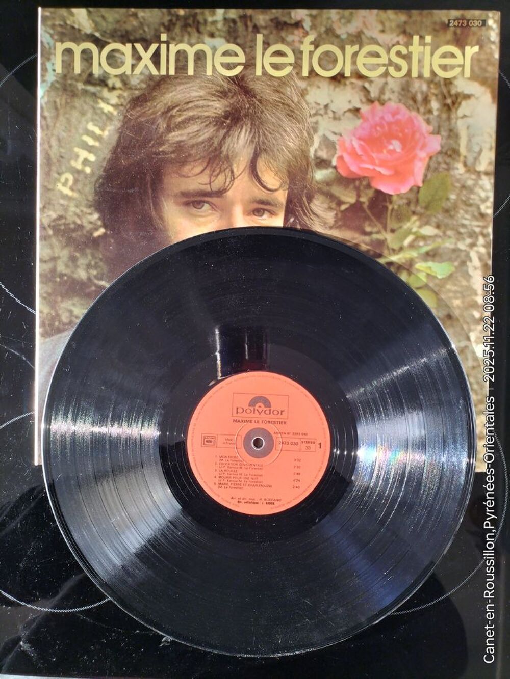 Album 1 Disque "&nbsp;Vintage&nbsp;" (Vinyle) 33Trs de Maxime Leforest CD et vinyles