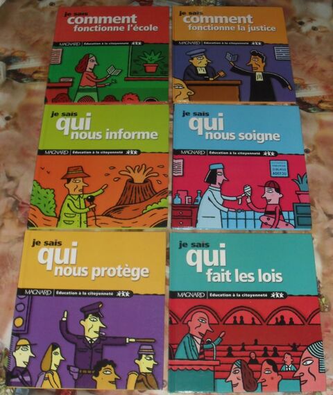 Lot de 6 livres de la collection Je sais...Magnard 28 Montreuil (93)