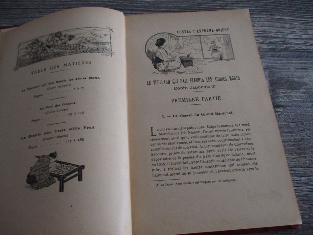 Livre Ancien de 1914 intitul&eacute; "CONTES D'EXTREME-ORIENT" Livres et BD
