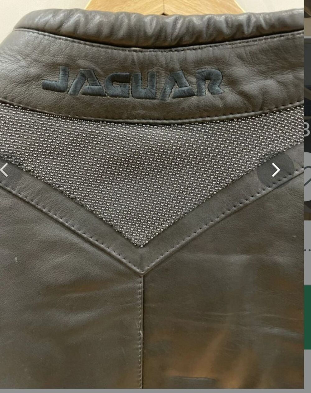 Blouson cuir moto Jaguar Vêtements