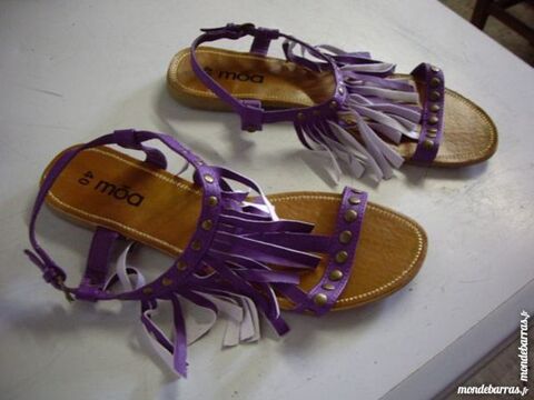 Nu-pieds à franges Violet pt 40-neuves à 5 € 5 Bouxwiller (67)