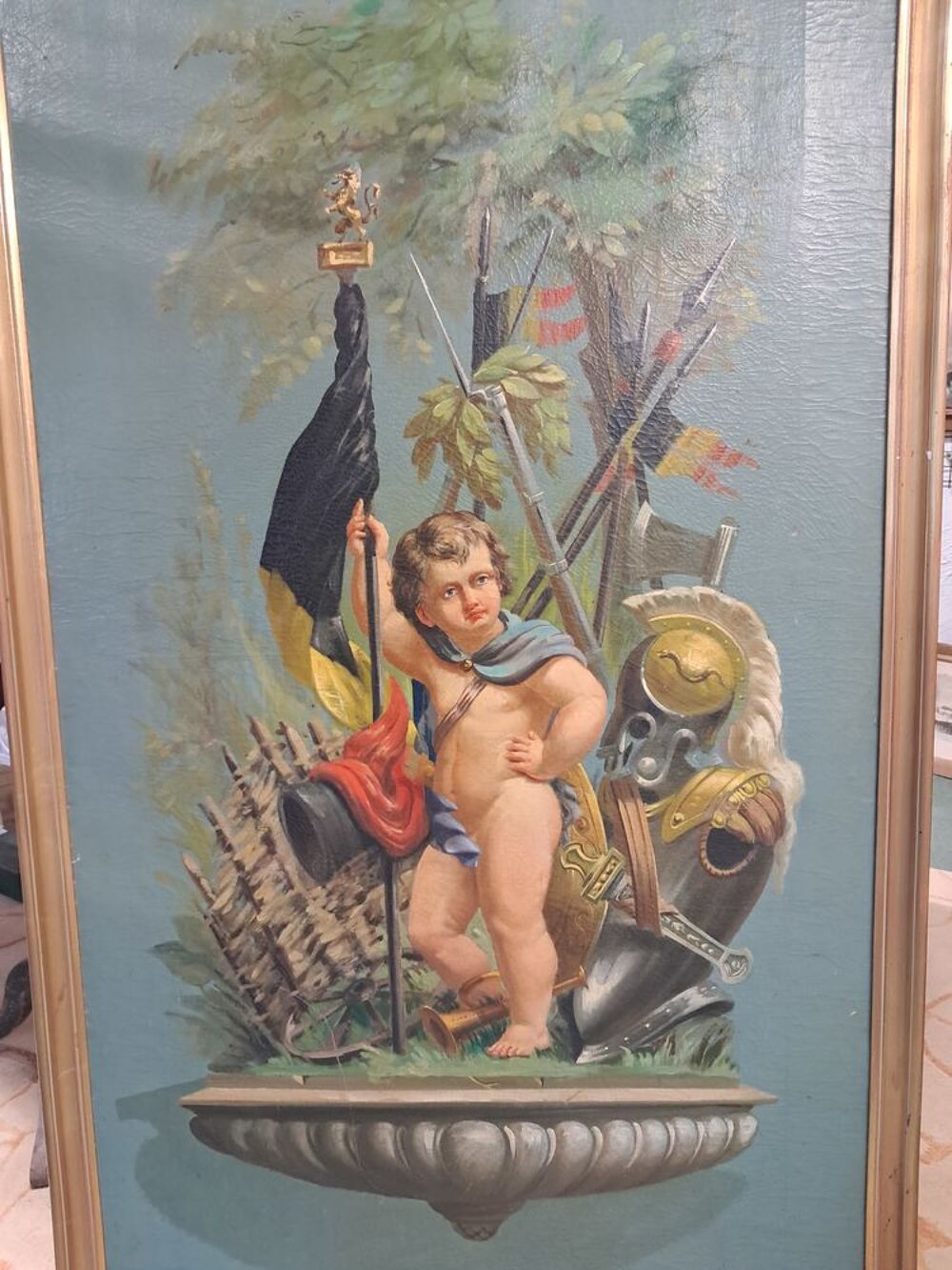 Tableau ancien XIX&egrave;me Dcoration