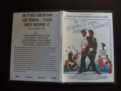 Rare film :   Si t'as besoin de rien fais moi signe   40 Saint-Médard-en-Jalles (33)