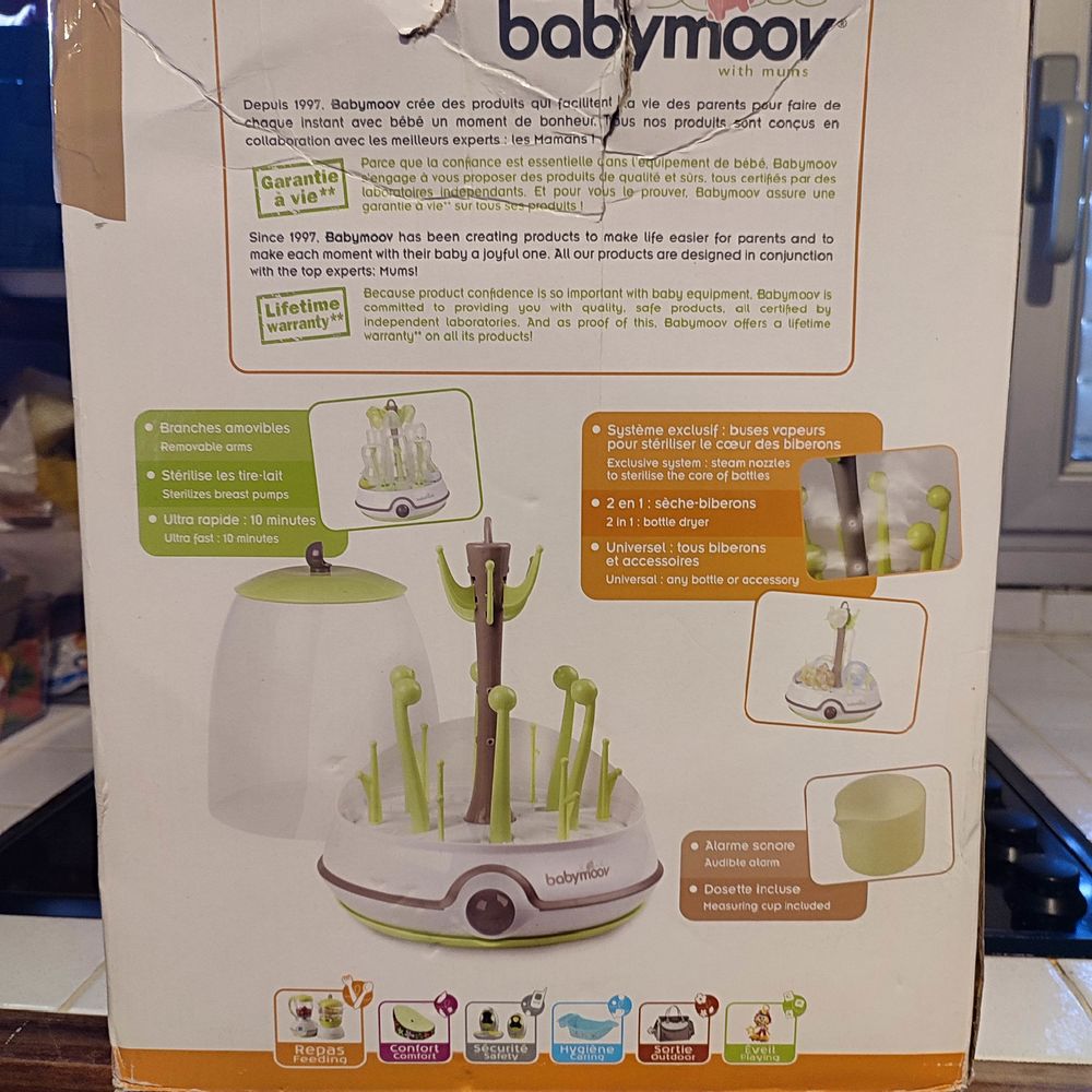 Babymoov st&eacute;rilisateur Electrique Turbo vapeur Electroménager
