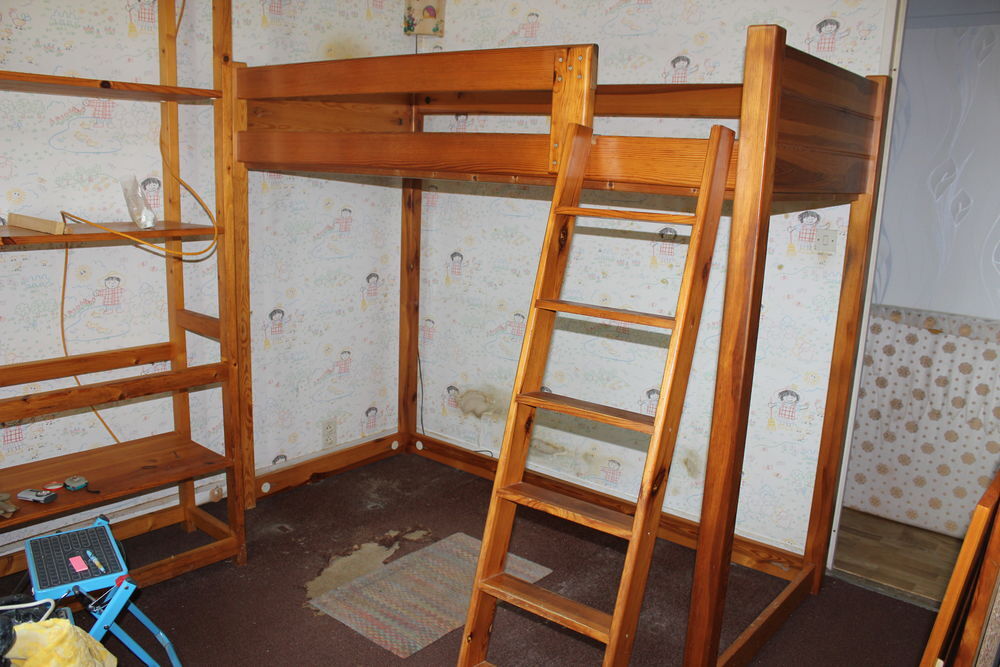 lit en hauteur 190x80 Meubles