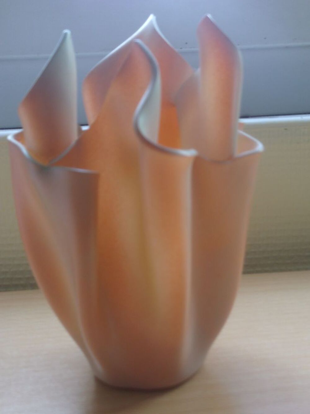 Vase porcelaine original de couleur rose, neuf Décoration