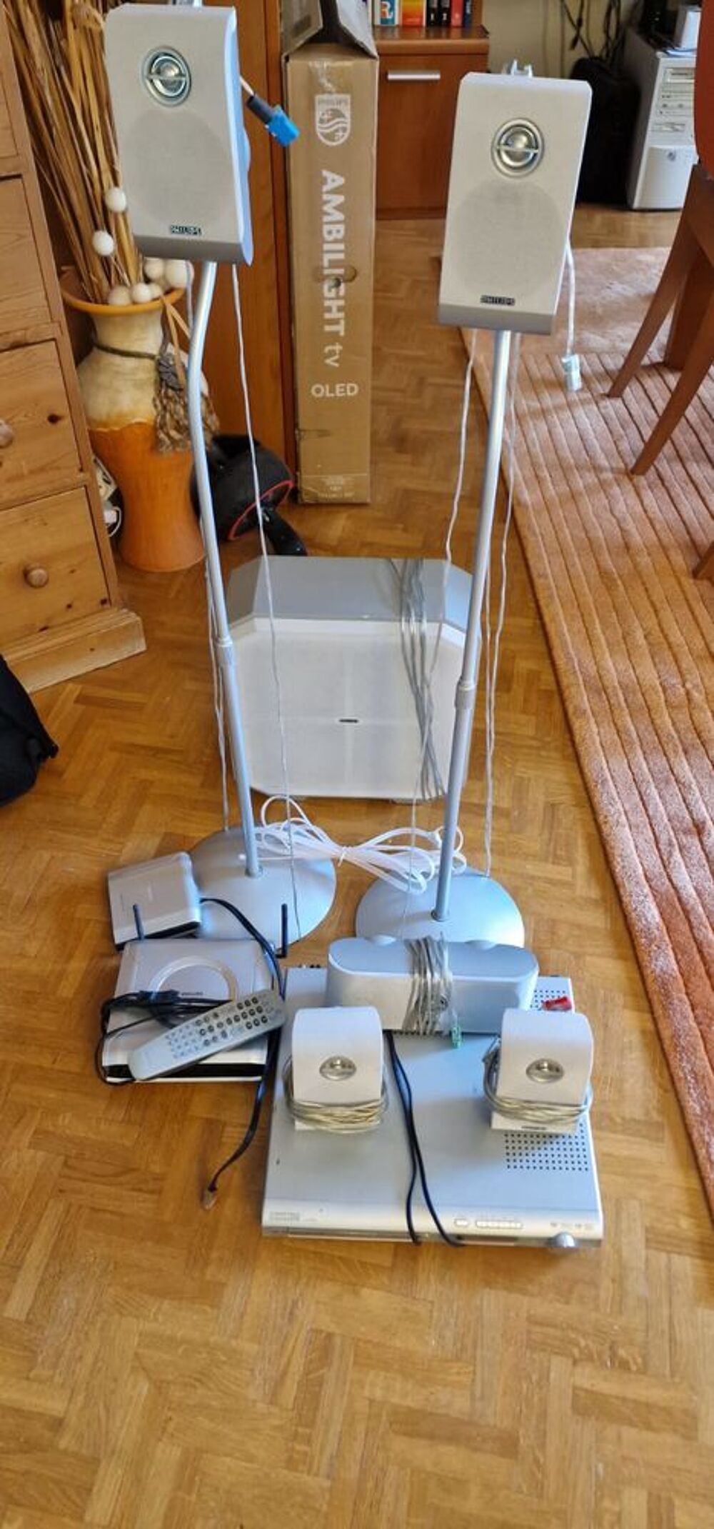 Ensemble home-cin&eacute;ma 5.1 PHILIPS LX3952W Audio et hifi
