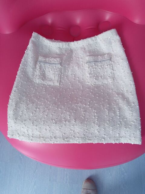 JUPE blanche  CAMAIEU  36-38 4 Saint-Etienne (42)