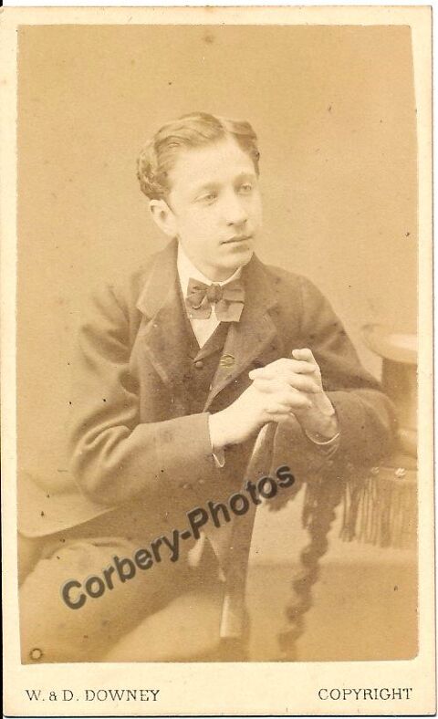 CDV Portrait Photo Louis-Napoléon Bonaparte Prince Impérial 0 Loches (37)