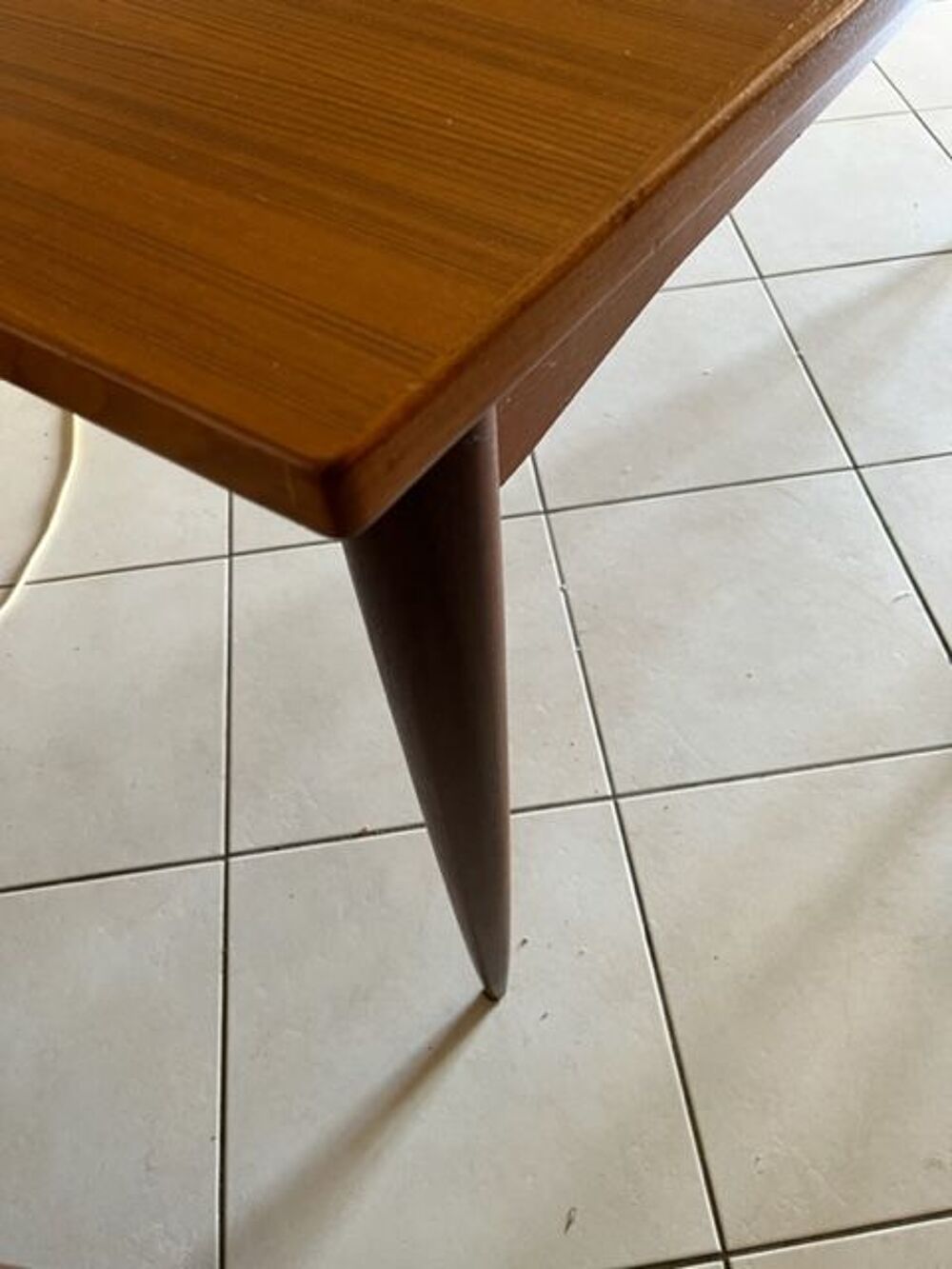 Table scandinave teck extensible Meubles