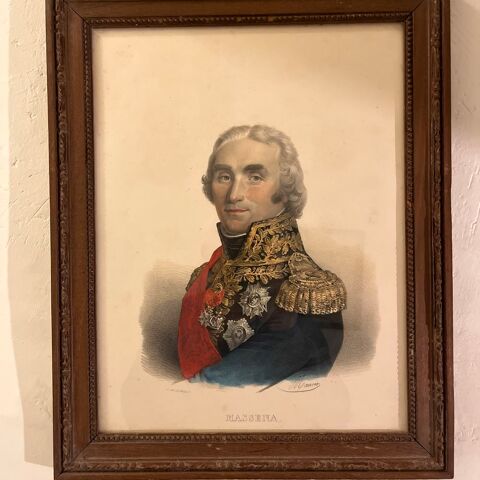 Tableau Portrait MASSENA G�n�ral D'Empire Napol�on Cadre Sig Neuilly-sur-Seine (92)