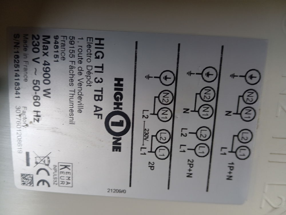 Plaque &agrave; induction Electroménager