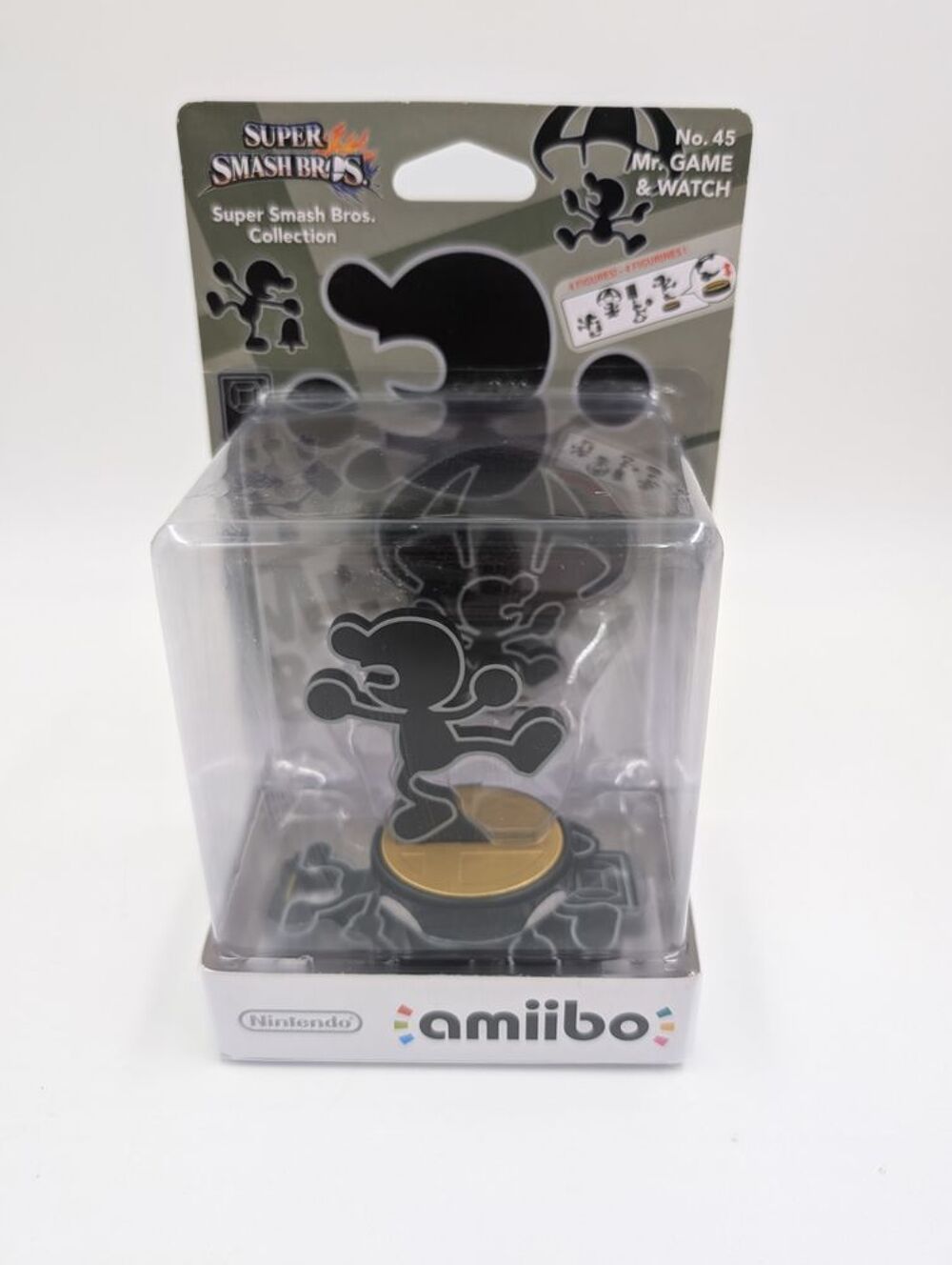 Figurine amiibo Super Smash Bros. No. 45 Mr. Game &amp; Watch Consoles et jeux vidéos