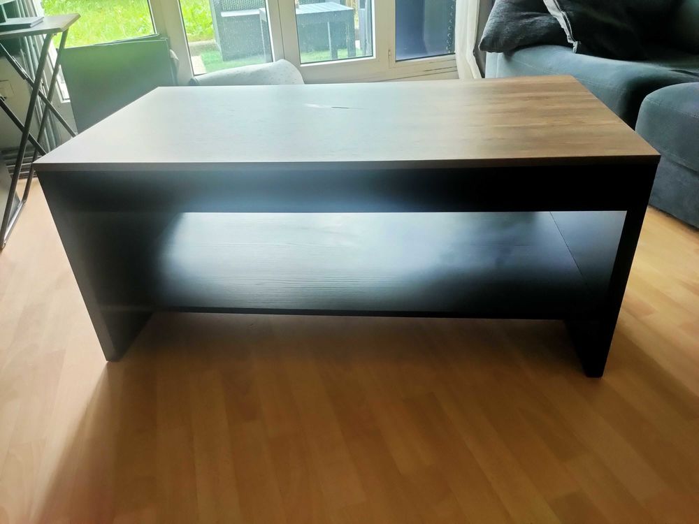 Table basse noir et bois Meubles