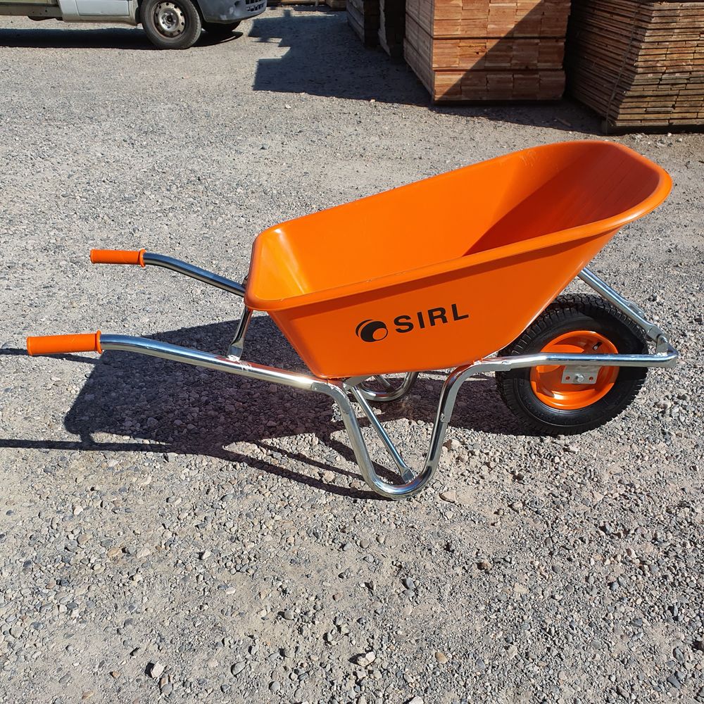 6 choix de BROUETTES + Vente de Roue increvable ou Gonflables et des PNEUS de brouette + des PELLES Bricolage