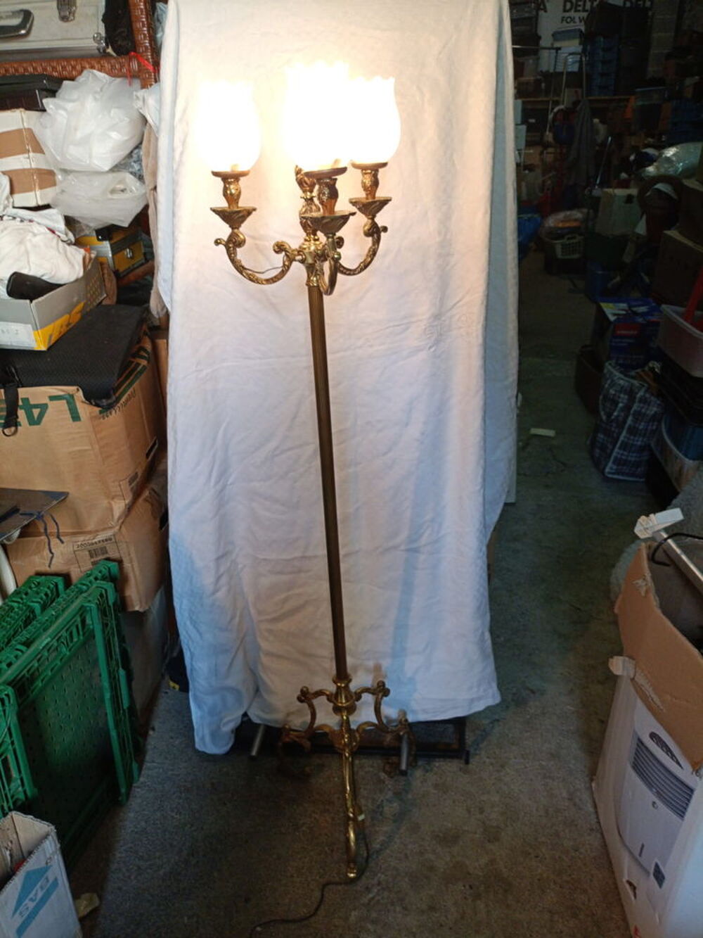 lampadaire en bronze Décoration