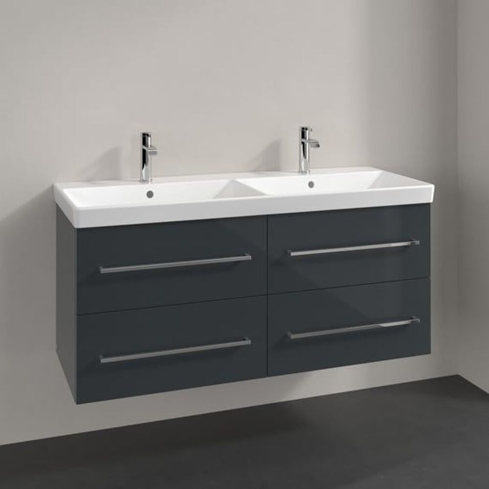 Meuble SDB sous-vasque avec double vasques VILLEROY ET BOCH Meubles