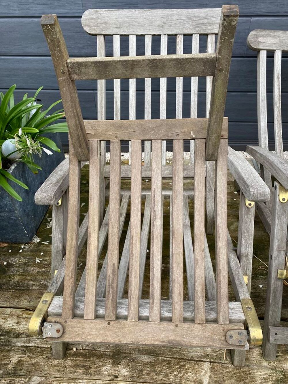 Chaise longue teck clair de la marque GARDEN IMPRESSIONS Jardin