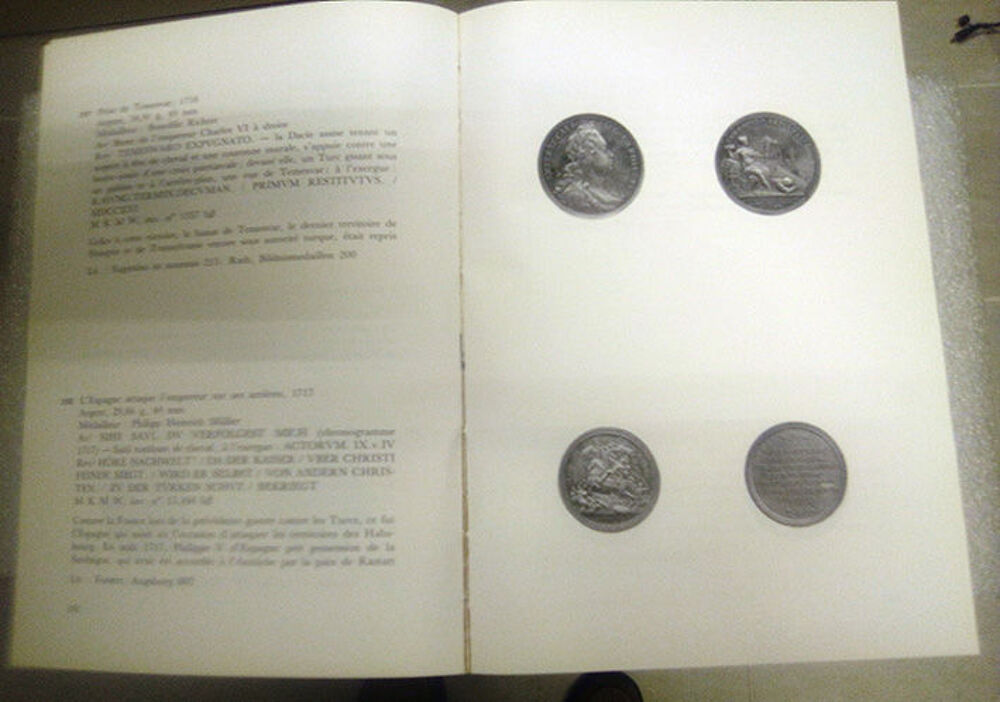 La numismatique au si&egrave;cle des lumi&egrave;res 1683-1794 