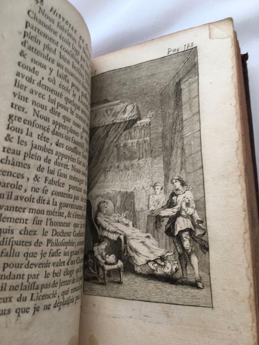Gil Blas de Santillane -Le Sage - &Eacute;dition originale 1747 Livres et BD