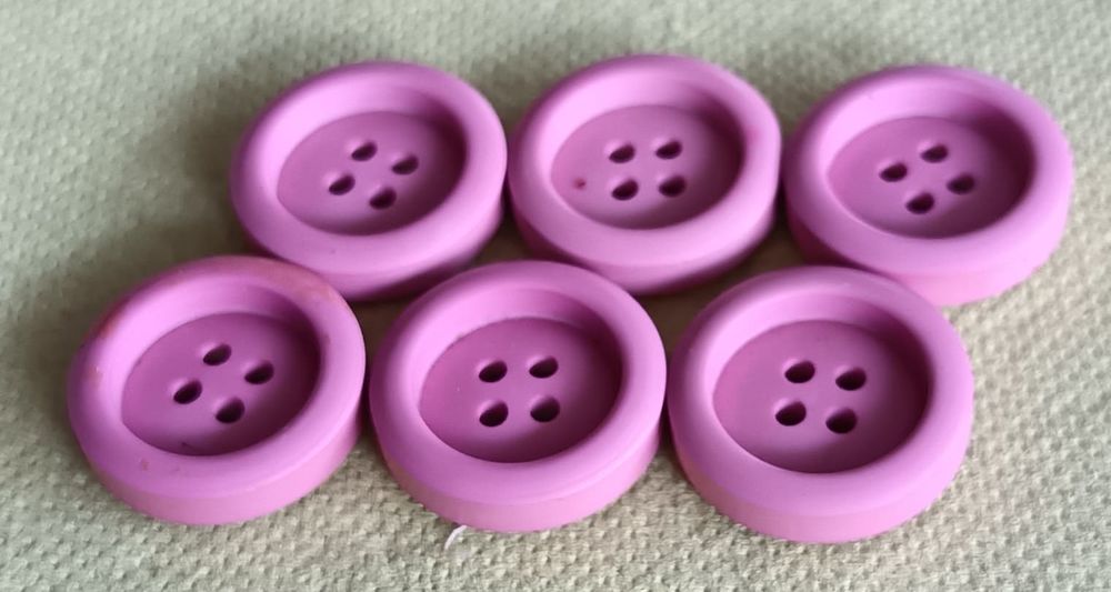 Lot de 18 Boutons- Harmonie de Roses &amp; Beige - 1.2 &agrave; 2.5 cm Décoration