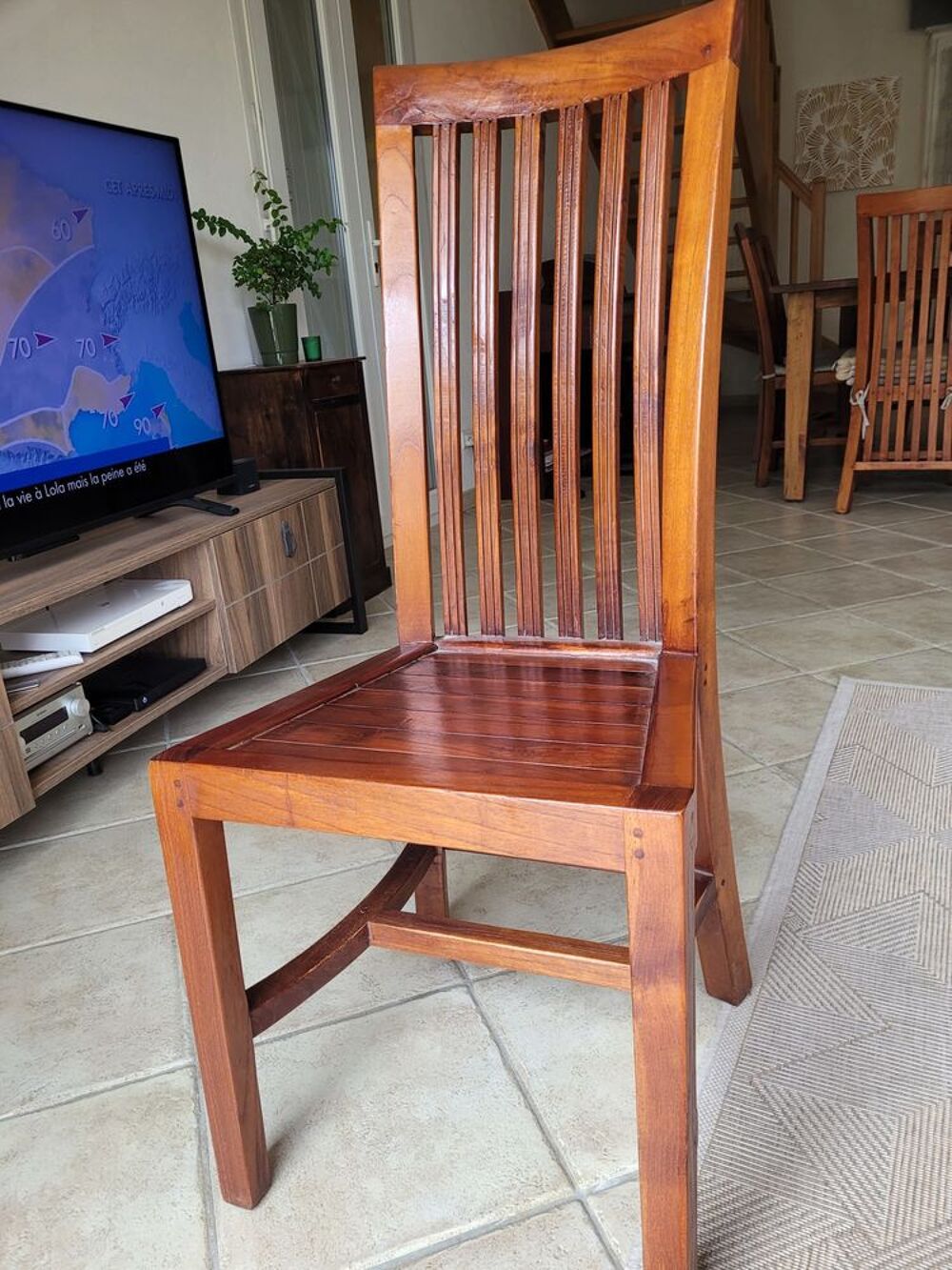 lot 6 chaises bois Meubles