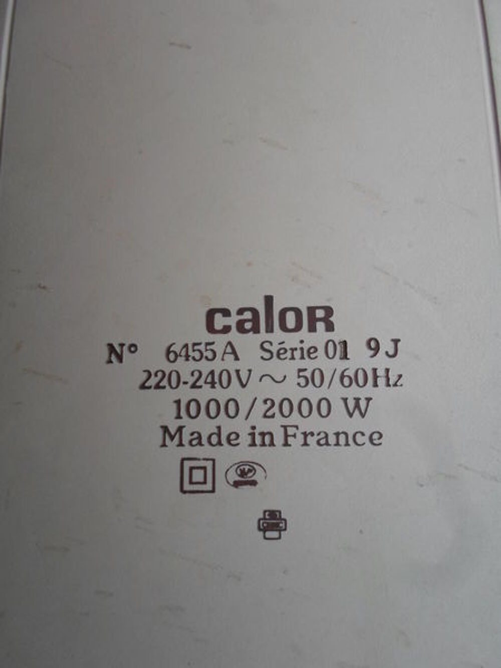 convecteur CALOR Electroménager