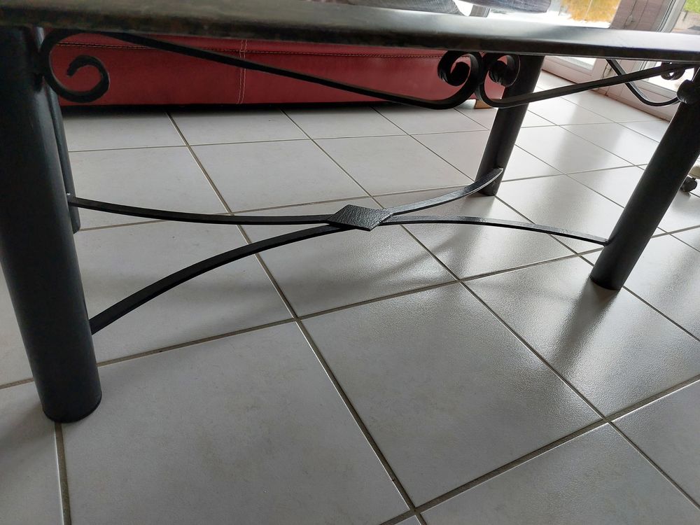Table basse Marbre et metal Meubles