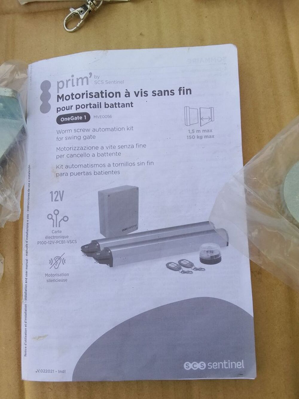 Motorisation portail vis sans fin Jardin