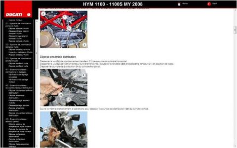 Ducati Hypermotard 1100-1100S -2008-Franais 30 07700 Saint-Remze