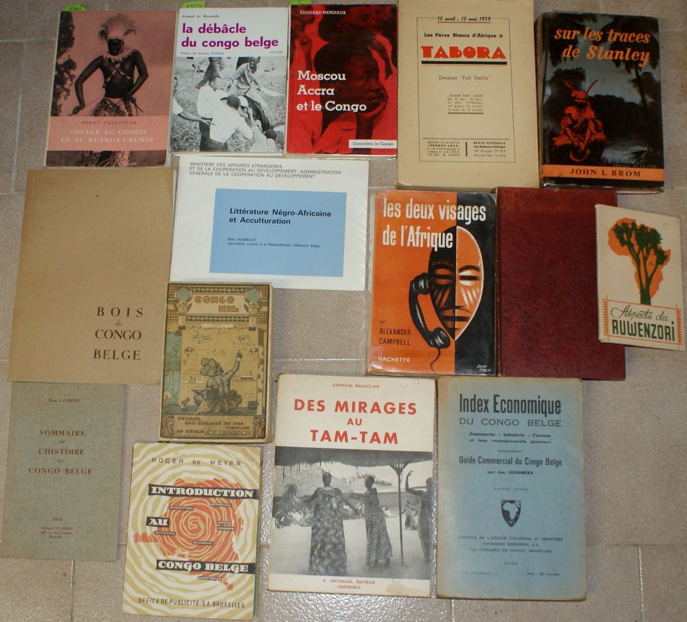 15 livres Afrique et Congo Livres et BD