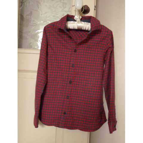 chemise jacadi gar�on 8 ans Rouge carreaux TBE 15 Brienne-le-Ch�teau (10)