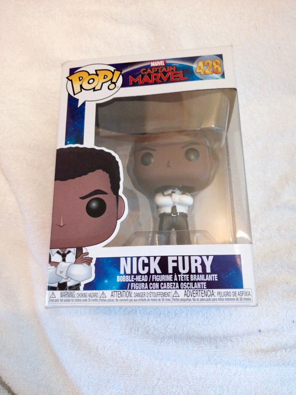 Funko pop Marvel Nick Fury 428 T&ecirc;te basculante 