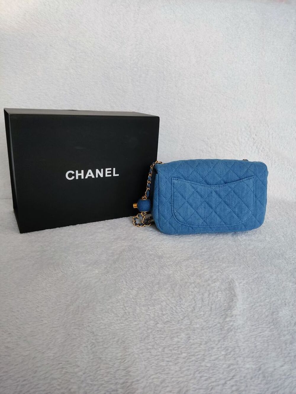 Sac Chanel Pearl Crush Denim Maroquinerie