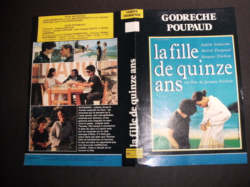 Rare film : " La fille de 15 ans " DVD et blu-ray