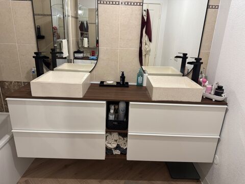 Meuble Salle de Bain Double Vasque 500 Marseille 15 (13)