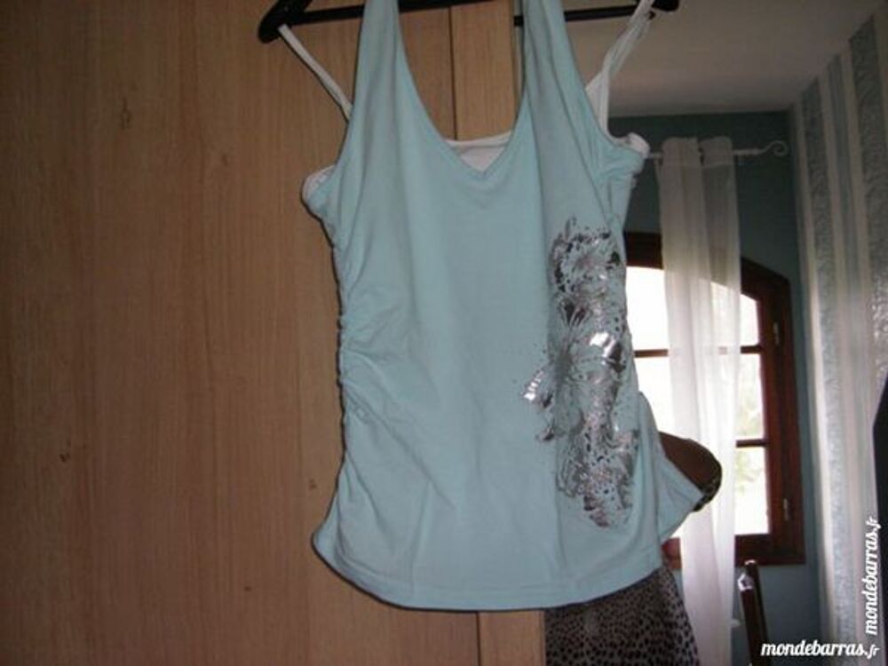 TEE-SHIRT T M A FINE BRETELLES NEUF Vêtements